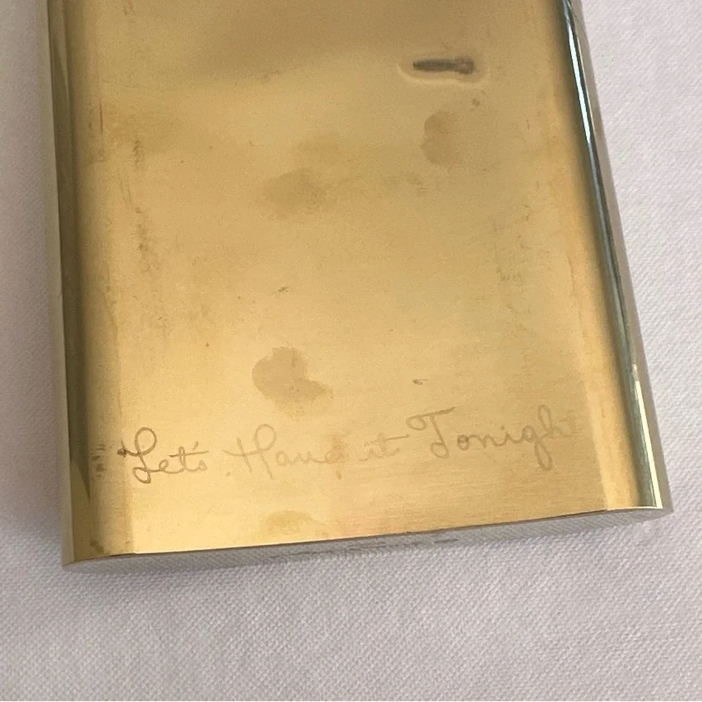 LILLY PULITZER for Target Gold Plated Giraffe Print Flask